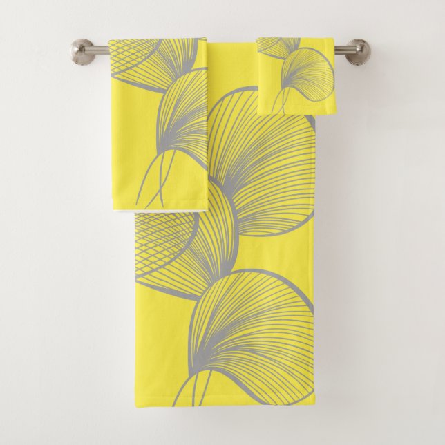 Blume, die Farbe des Jahrbuchs Badhandtuch Set (Insitu)