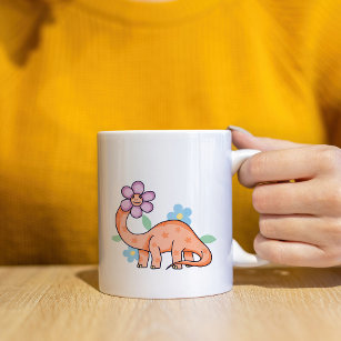 Blume Dinosaurier Frühlings-Tasse Kaffeetasse