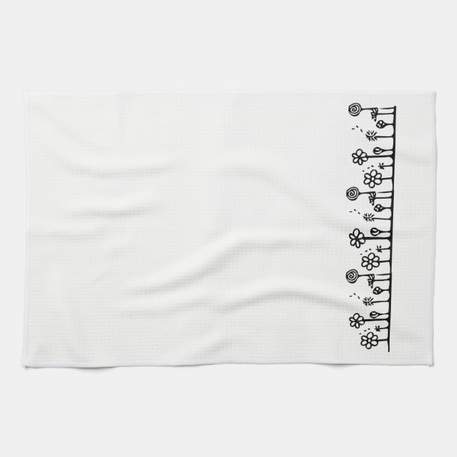 Blume Diwanbett Handtuch (Horizontal)