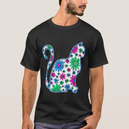 Blume doodle cat LGBTQ Polysexual Poly Pride Flag T-Shirt