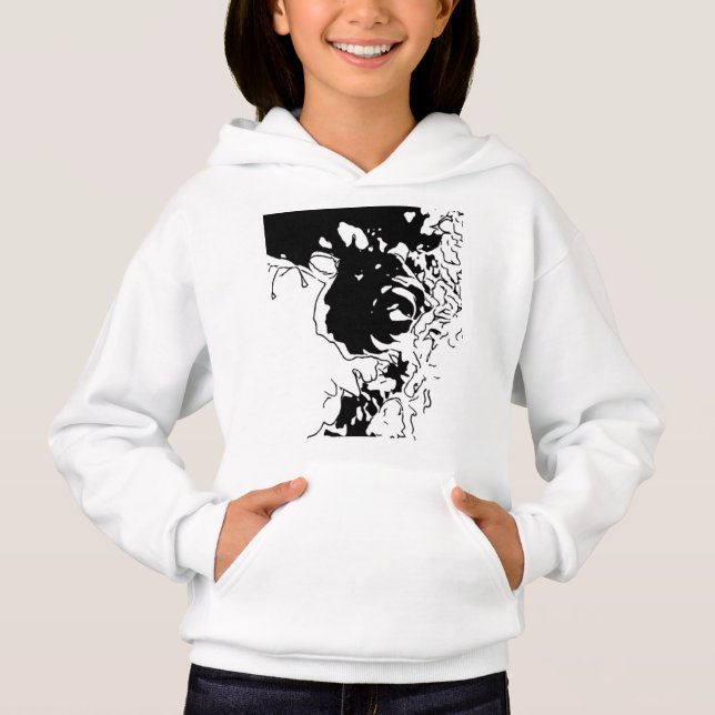 Blume Doodle Hoodie (Vorderseite)