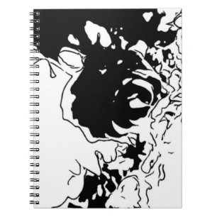 Blume Doodle Notizblock