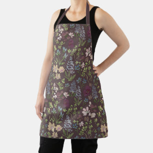 Blume doodles All-over-Print-Schürze Schürze