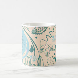 Blume Doodles Kaffeetasse