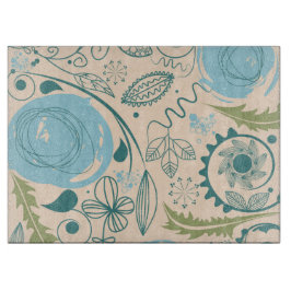 Blume Doodles Schneidebrett