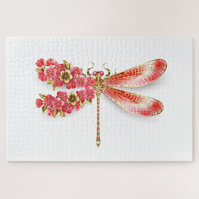 Blume Dragonfly mit Schmucksakura (Horizontal)