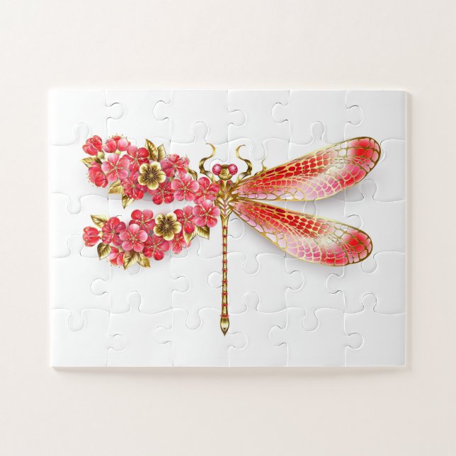 Blume Dragonfly mit Schmucksakura (Horizontal)