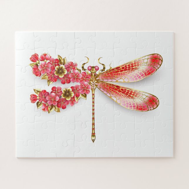 Blume Dragonfly mit Schmucksakura (Horizontal)