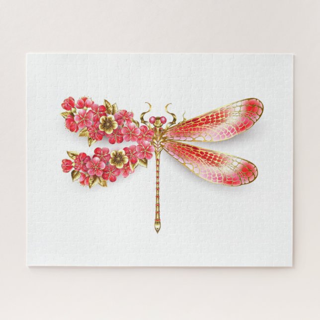 Blume Dragonfly mit Schmucksakura (Horizontal)