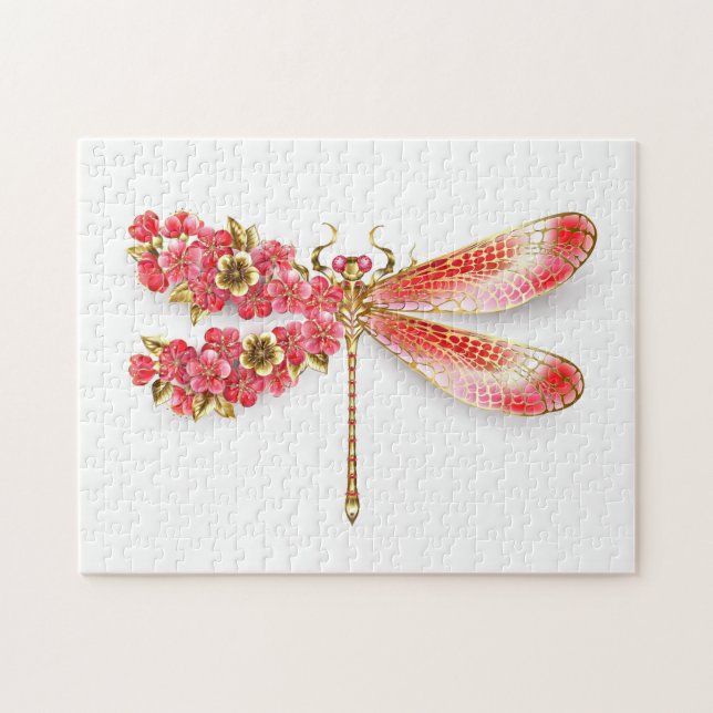 Blume Dragonfly mit Schmucksakura (Horizontal)