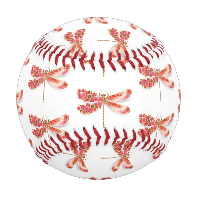 Blume Dragonfly mit Schmucksakura Baseball (Vorderseite)