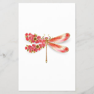 Blume Dragonfly mit Schmucksakura Flyer