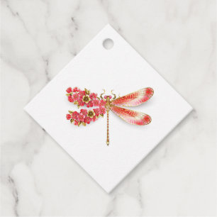 Blume Dragonfly mit Schmucksakura Geschenkanhänger
