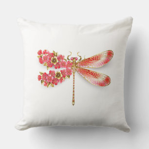 Blume Dragonfly mit Schmucksakura Kissen