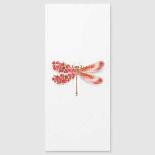 Blume Dragonfly mit Schmucksakura Magneteinladung