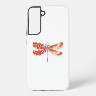 Blume Dragonfly mit Schmucksakura Samsung Galaxy Hülle