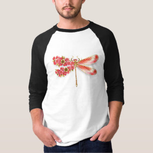 Blume Dragonfly mit Schmucksakura T-Shirt