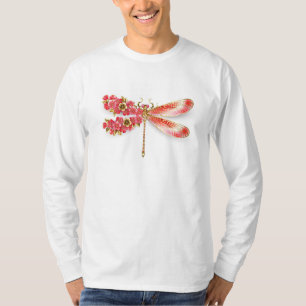Blume Dragonfly mit Schmucksakura T-Shirt