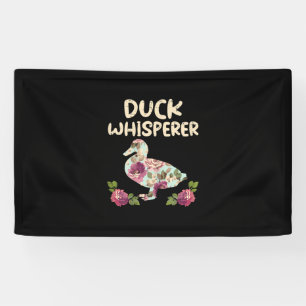 Blume Duck Whisperer Funny Farm Animal Banner