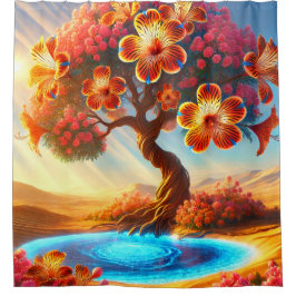 Blume Duschvorhang