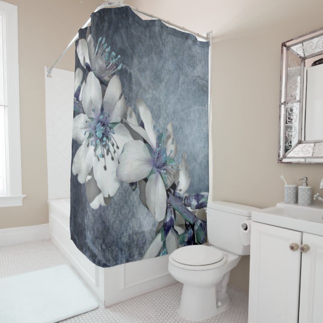 Blume Duschvorhang (Beispiel)