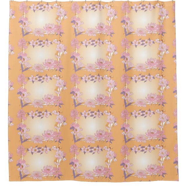 Blume Duschvorhang (Vorderseite)