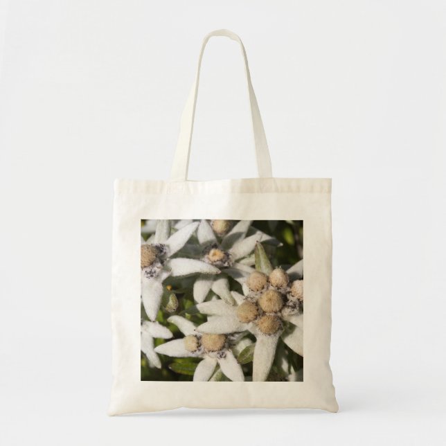 Blume Edelweiss Tote Bag Tragetasche (Vorne)