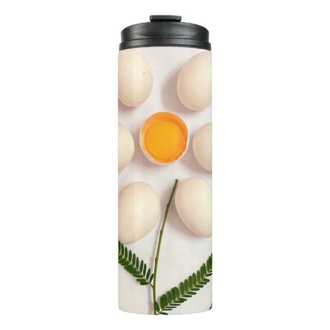 Blume Eierjolk Thermosbecher (Vorderseite)