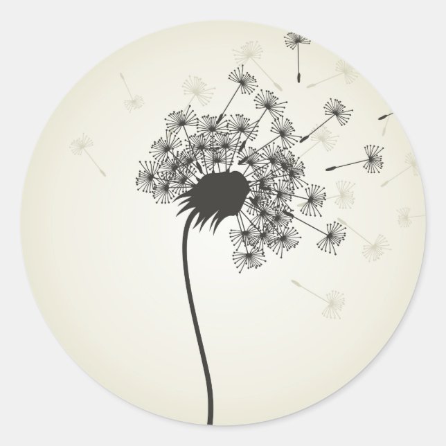 Blume eines Kronleuchters Runder Aufkleber (Vorderseite)