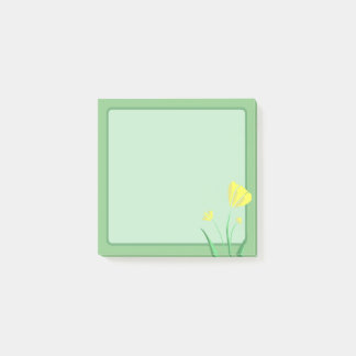 Blume - Einfach gelb Post-it Klebezettel