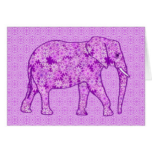 Blume Elefant - Amethyst lila
