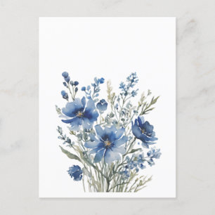 Blume Elegantes Wasser Feiertagspostkarte