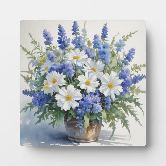 Blume Elegantes Wasser Fotoplatte (Vorderseite)
