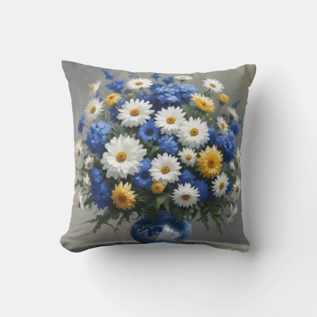 Blume Elegantes Wasser Kissen (Vorderseite)