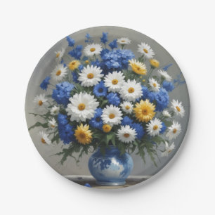 Blume Elegantes Wasser Pappteller