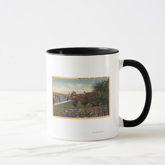 Blume entlang der East Ocean Avenue Tasse (Rechts)