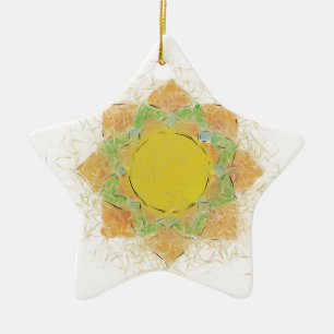 Blume Ethereal Keramik Ornament