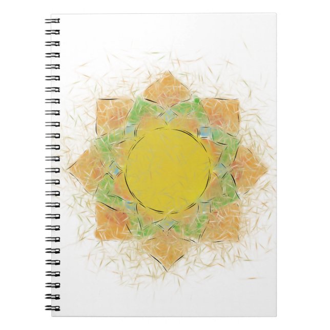 Blume Ethereal Notizblock (Vorderseite)