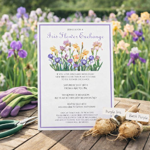 Blume Exchange Iris Bulbs Einladung