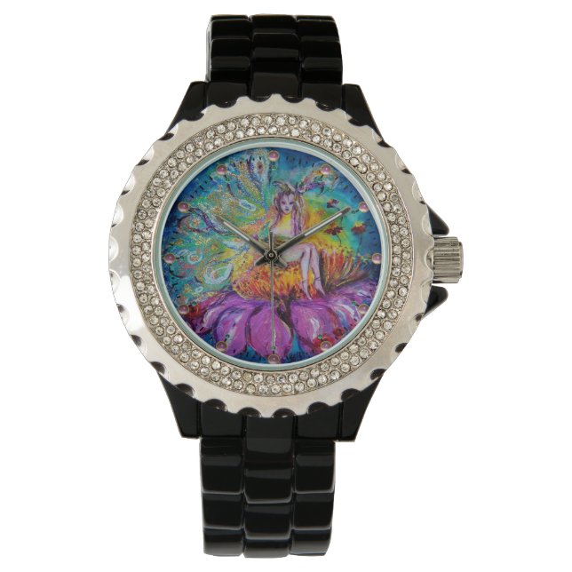BLUME FAIRE IN DER NACHT ARMBANDUHR (Vorderseite)