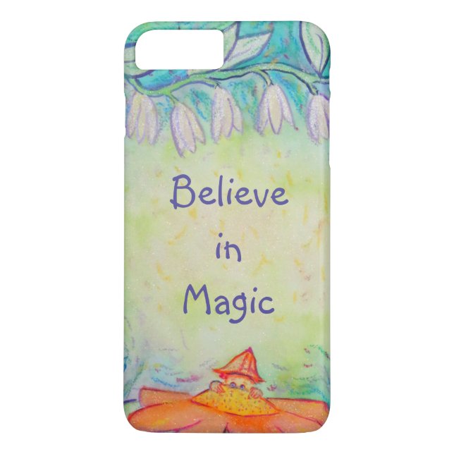 Blume Fairies Garden Art Custom iPhone 7 Fall Case-Mate iPhone Hülle (Rückseite)
