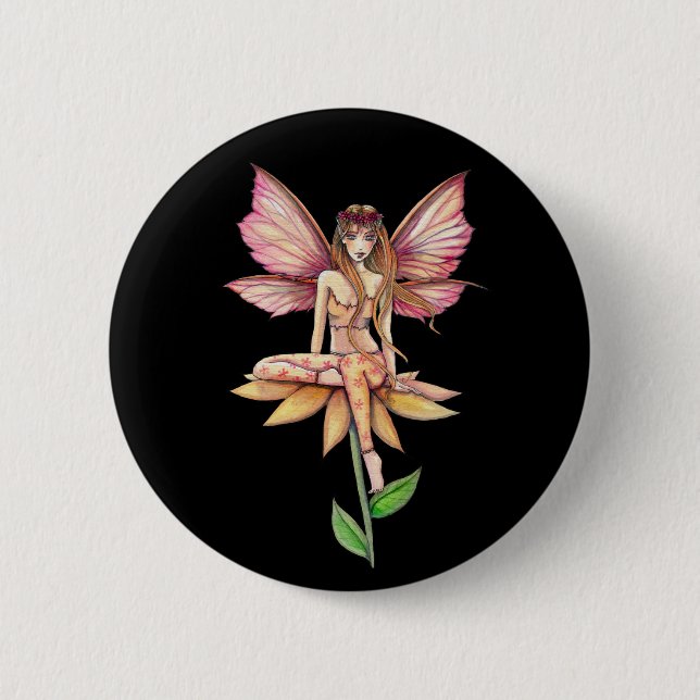 Blume Fairy Button Button (Vorderseite)