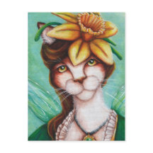 Blume Fairy Cat Art Card