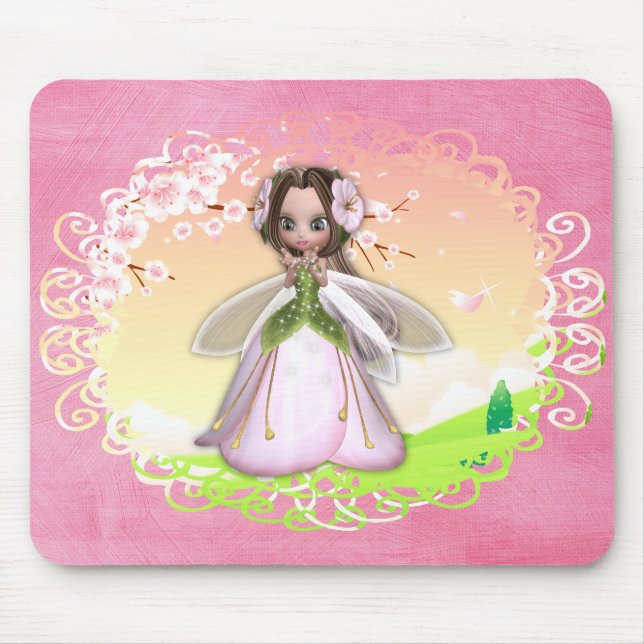 Blume Fairy Design 2 Mousepad (Vorne)