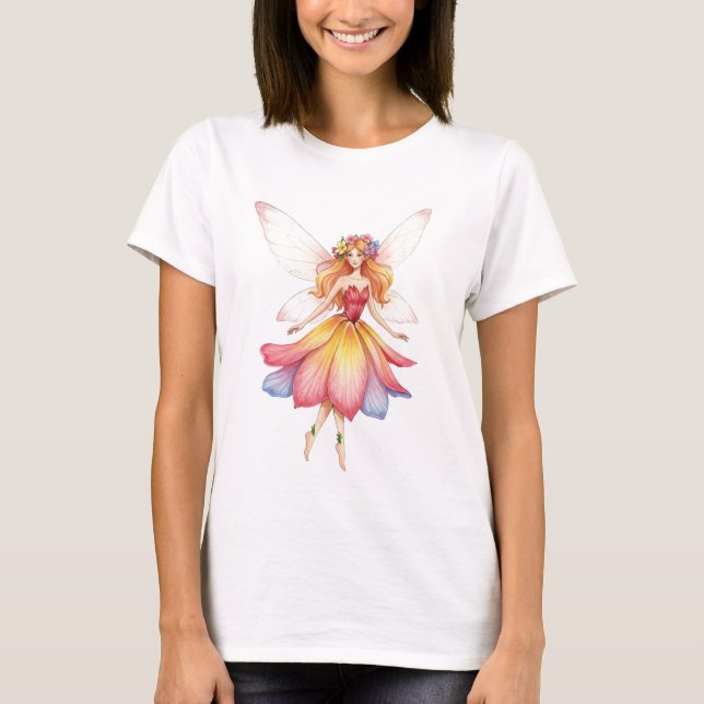Blume Fairy Fantasy Magic Style T - Shirt (Vorderseite)