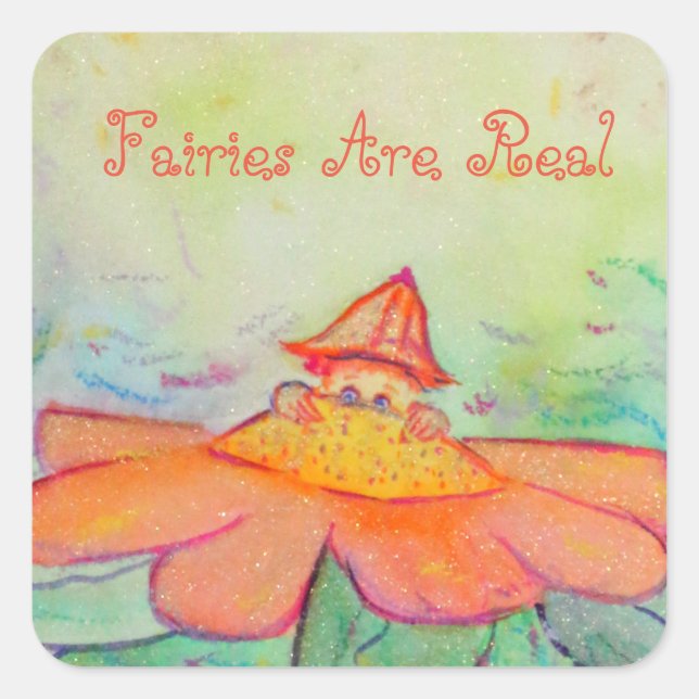 Blume Fairy Garden Art Customized Stickers (Vorderseite)