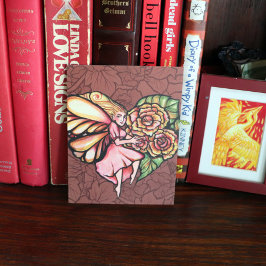 Blume Fairy Garden Blume Postkarte