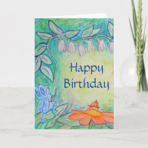 Blume Fairy Happy Birthday Grußkarte Karte