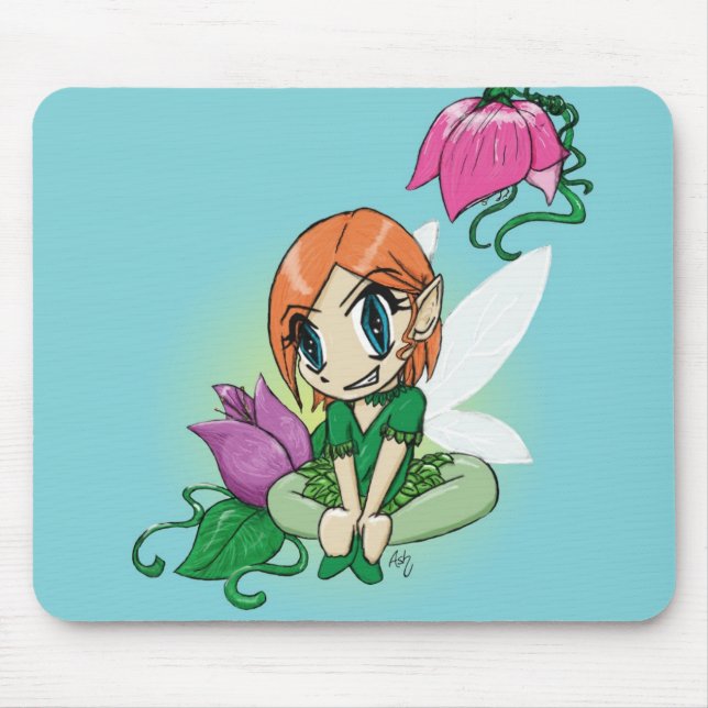 Blume Fairy Mousepad (Vorne)
