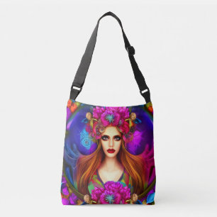 Blume Fairy Queen Tragetaschen Mit Langen Trägern